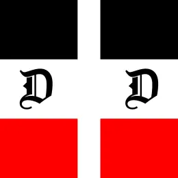 Kennzeichen Aufkleber "Deutsches Reich V2" für EU-Feld - Bild 1