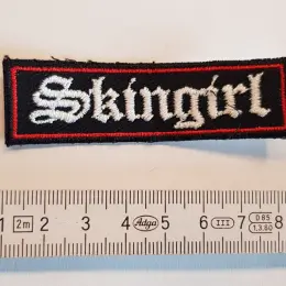 Aufnäher "Skingirl, klein" - Bild 1