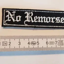 Aufnäher "No Remorse, klein" - Bild 1