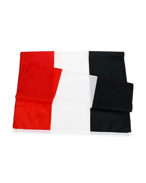 Fahne 90 x 150cm Schwarz Weiß Rot