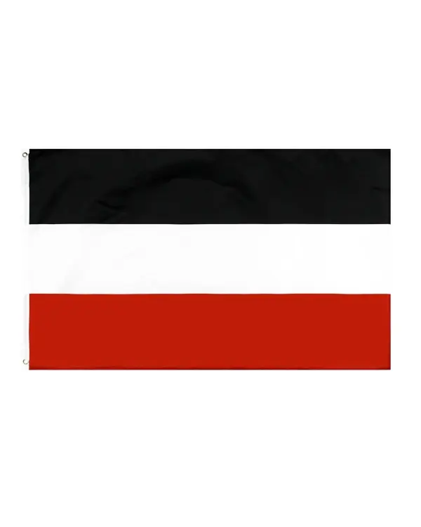 Fahne 90 x 150cm Schwarz Weiß Rot