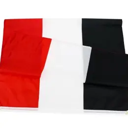 Fahne 90 x 150cm Schwarz Weiß Rot - Bild 1