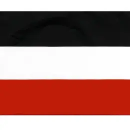 Fahne 90 x 150cm Schwarz Weiß Rot - Bild 2