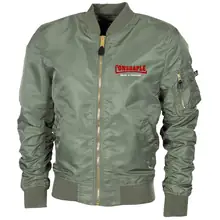 Bestickte MA1 Bomberjacke "Leichtversion" Schwarz - Consdaple, made in Germany - gewählte Variante