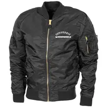 Bestickte MA1 Bomberjacke "Leichtversion" Schwarz - Consdaple, national brand - gewählte Variante