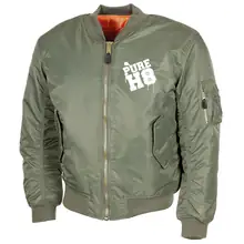 Bestickte MA1 Bomberjacke, Oliv - Pure H8 - gewählte Variante