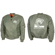 Bestickte MA1 Bomberjacke, Oliv - Germania - gewählte Variante