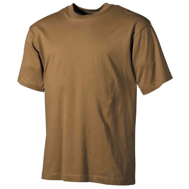 US T-Shirt, halbarm, coyote, tan, 170 g/m²