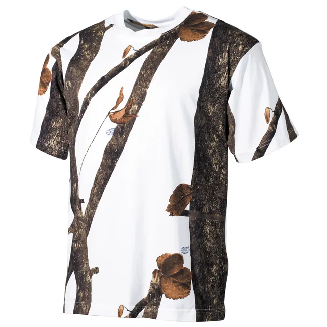 US T-Shirt, halbarm, hunter-snow, 170 g/m²