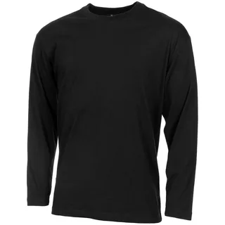 US Shirt, langarm, schwarz, 170 g/m²