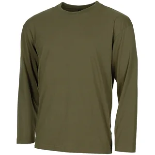 US Shirt, langarm, oliv, 170 g/m²