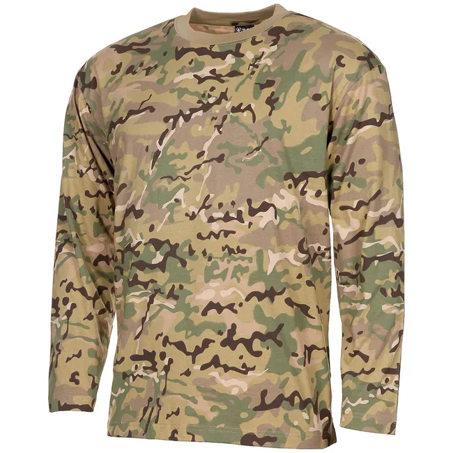 US Shirt, langarm, operation-camo, 170 g/m²