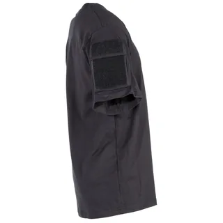 US T-Shirt, halbarm, schwarz, mit Ärmeltaschen