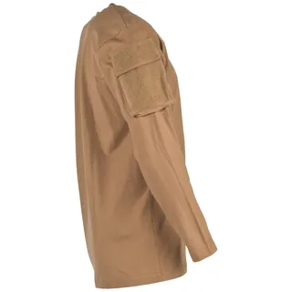 US Shirt, langarm, coyote, mit Ärmeltaschen