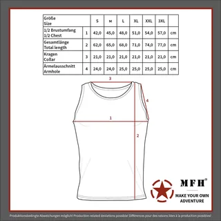 US Tarn Tank-Top, flecktarn, 170 g/m²