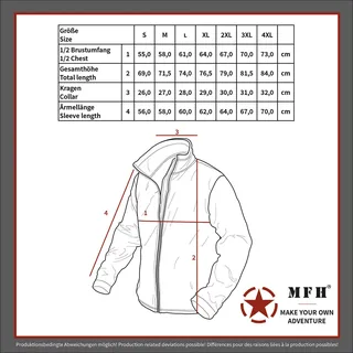 Sweatjacke, "Tactical", schwarz