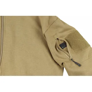 Sweatjacke, "Tactical", coyote tan