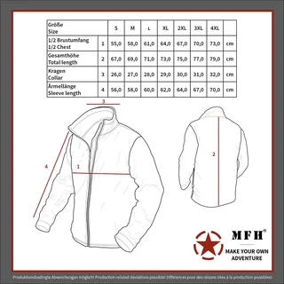 Sweatjacke, "Tactical", coyote tan