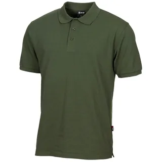 Poloshirt, oliv, mit Knopfleiste