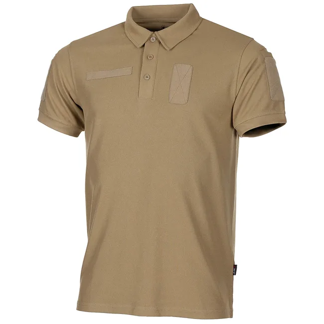 Poloshirt, "Tactical", Coolmax, coyote tan