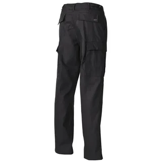 US Kampfhose, BDU, schwarz, Knie- und Gesäßverstärkung