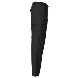 US Kampfhose, BDU, schwarz, Knie- und Gesäßverstärkung