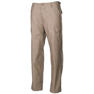 US Kampfhose, BDU, khaki, Knie- und Gesäßverstärkung