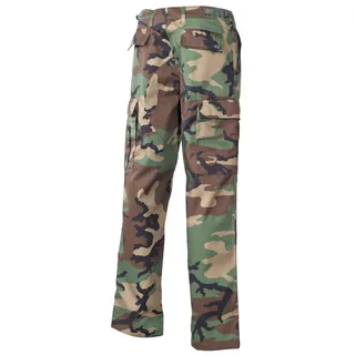 US Kampfhose, BDU, woodland, Knie- und Gesäßverstärkung