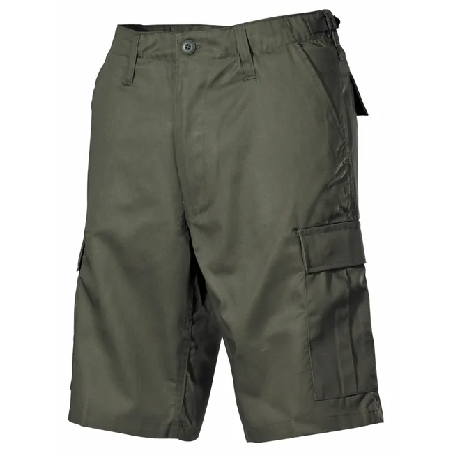 US Bermuda, BDU, oliv, mit Seitentaschen