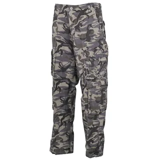 Cargohose, "Defense", combat-, camo, PT, vintage trash wash