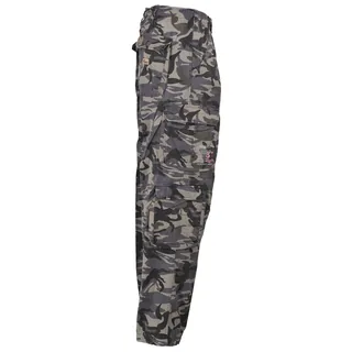 Cargohose, "Defense", combat-, camo, PT, vintage trash wash