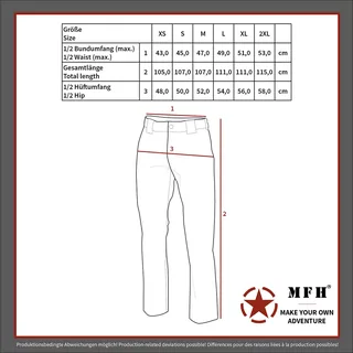 Trekking Hose, "Rachel", khaki