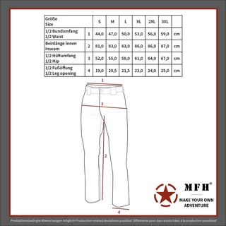 Tactical Hose, "Storm", schwarz, Rip Stop