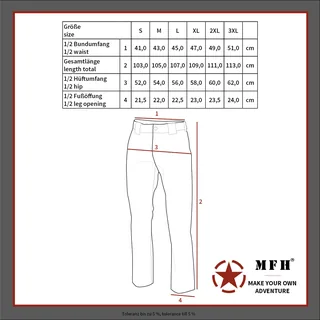 Tactical Hose, "Attack", Teflon, Rip Stop, schwarz