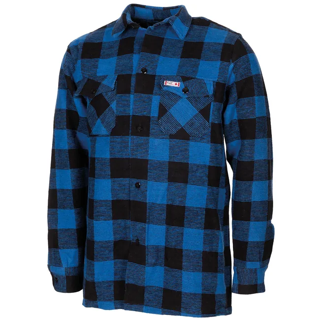 Holzfällerhemd, blau-schwarz, kariert