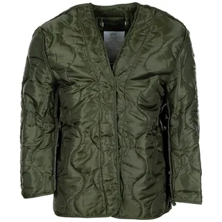 US Feldjacke M65, oliv, m. auskn. Steppfutter