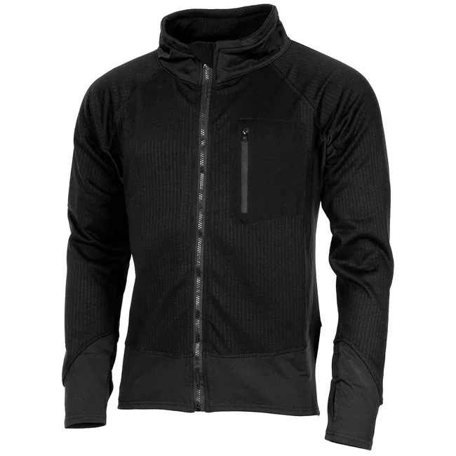 US Unterziehjacke, "Tactical", schwarz