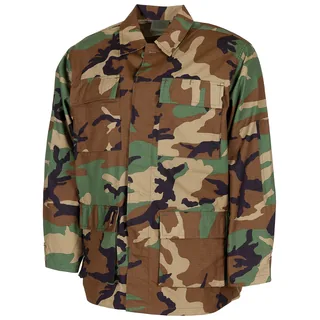 US BDU Feldjacke, Rip Stop, woodland