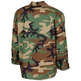 US BDU Feldjacke, Rip Stop, woodland