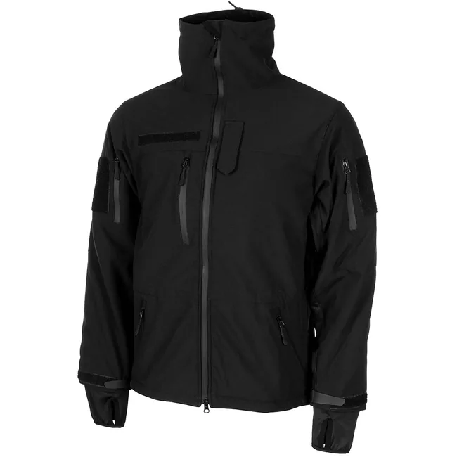 Softshell Jacke, "High Defence", schwarz