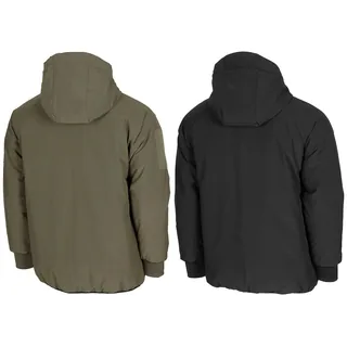 Thermojacke, wendbar, oliv/schwarz