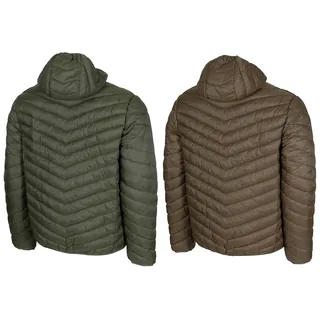 Thermojacke, wendbar, gesteppt, oliv/braun