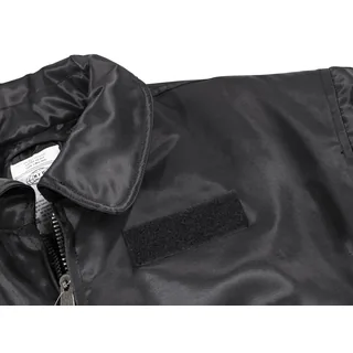 US CWU Pilotenjacke, schwarz, schwere Ausführung