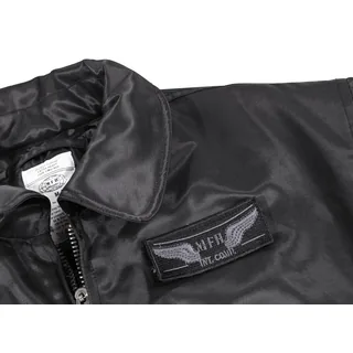 US CWU Pilotenjacke, schwarz, schwere Ausführung