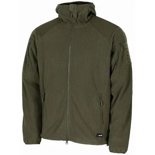 Fleece-Jacke, "ViperGrid", oliv
