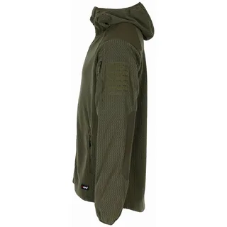 Fleece-Jacke, "ViperGrid", oliv