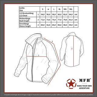 Fleece-Jacke, "ViperGrid", oliv
