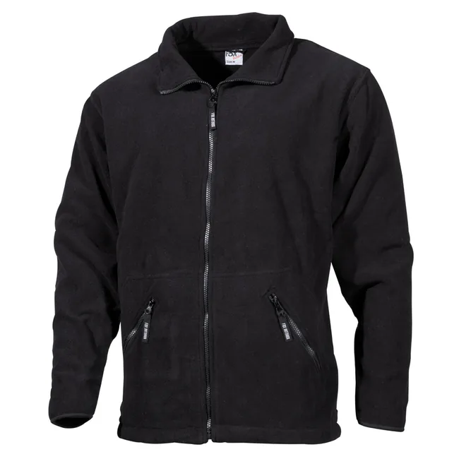 Fleece-Jacke, "Arber", schwarz