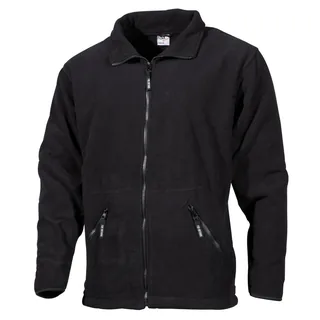 Fleece-Jacke, "Arber", schwarz