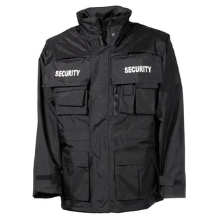 Jacke, "Security", schwarz, wasserdicht, antistatisch